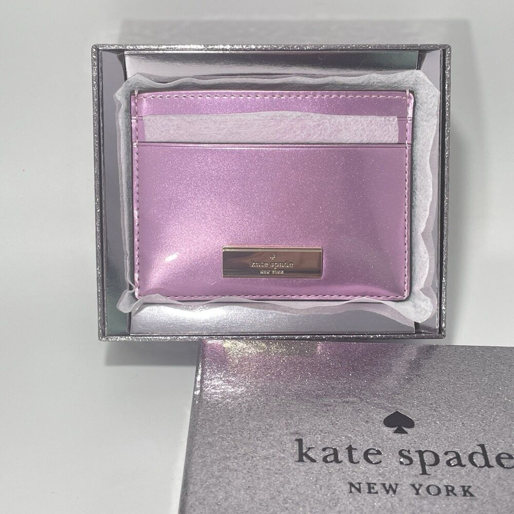 Genuine Kenzie Quartz Pin Kate Spade Card Holder Purse With Box MSRP $99
